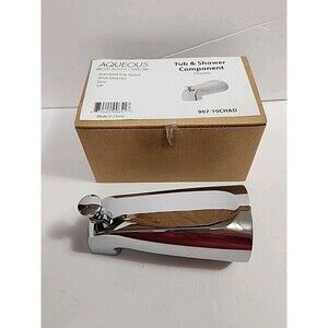 Aqueous Tub & Shower Component Chrome Standard Tub Spout